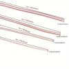 5.03 méter hosszú anodizált alumínium bonsai formázó drót