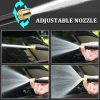 Nagynyomású motorkerékpár és autómosó vízipisztoly, akkumulátor nélküli műanyag kerti tömlő fúvóka 360°-os forgatással